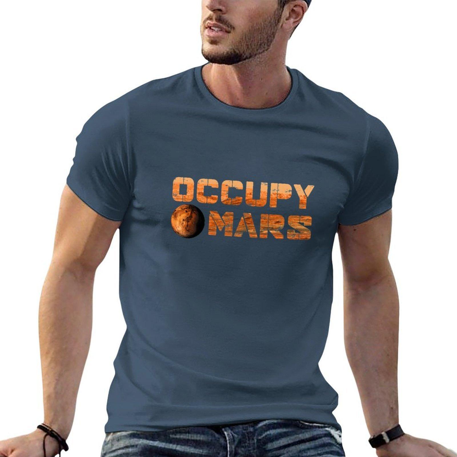 Occupy Mars Tshirt Unisex Tshirt Cotton T Shirt Pack Tshirt S