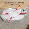 MZMSBAO Tortilla Press, Taco Press, Aluminum Tortilla Maker with Heat-Resistant Plate, Cooking Utensil, Homemade Tortilla Pie Dish, Egg Roll, Baking,