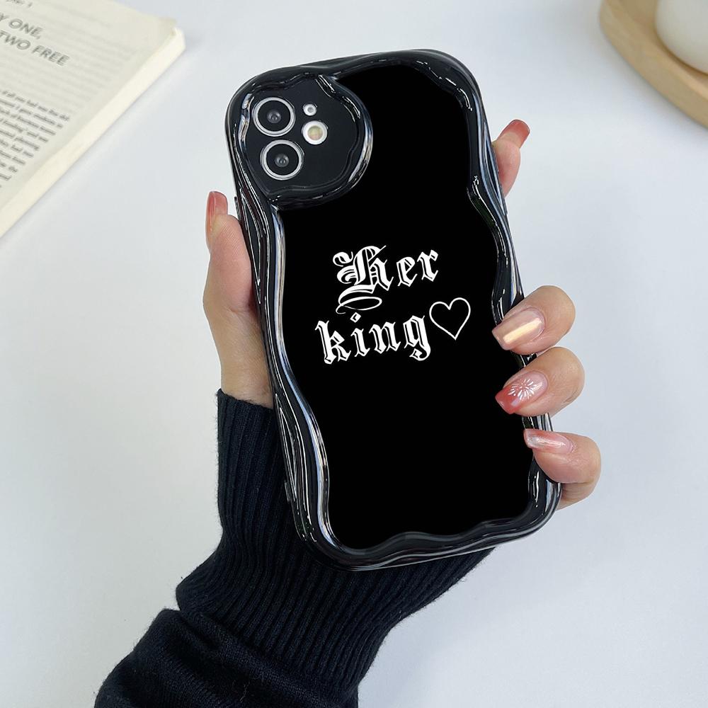 Ae84 King Queen Couple Art Protective Phone Cases for Samsung S23 S24 Ultra A55 A14 A25 A13 Infinix Hot 40 Pro Tecno Spark 20C Wave TPU Back Cover