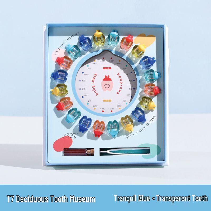 Children's Tooth Storage & Keepsake Box: Boy/Girl Baby Tooth Collection