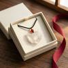 Unisex Durchsichtiger Tiermasken Anhänger Charm Für Freunde Paare Geschenk Traditioneller Chinesischer Stil Neue Halskette