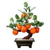 Jade Carved Persimmon Tree Ruyi Ornament - New Chinese Style Decor for Living Room or Entrance