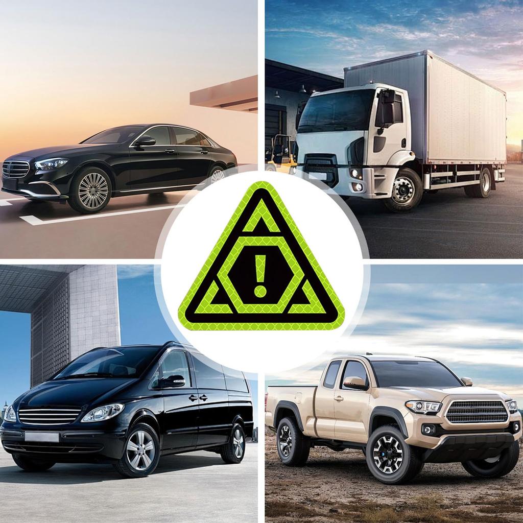 Reflective Sticker - Car Reflective Sticker, Night Visibility Safety Strip Protective Decal for Helmet Sports Hard Hat Bike Outdoor