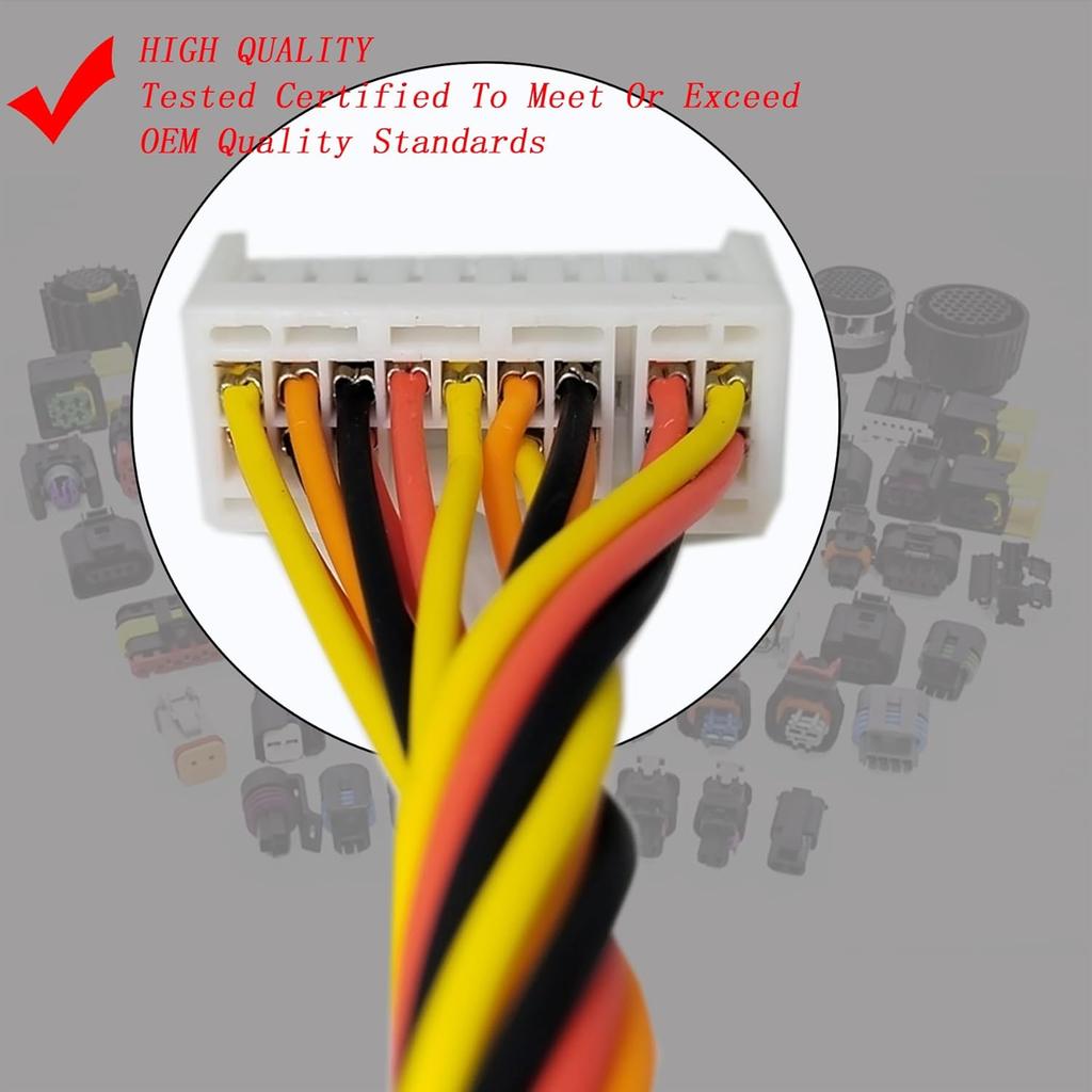 Power Window Switch Assembly Harness Connector Plug for Nissan Titan Armada Altima Almera Pathfinder Patrol Murano Frontier Xterra X-Trail Navara