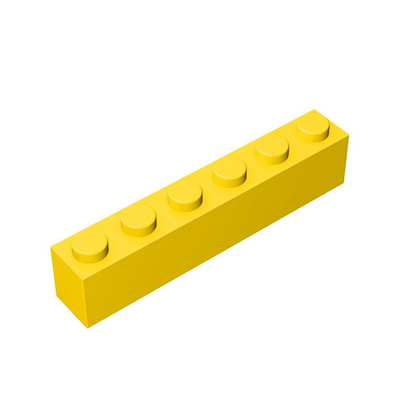 50g/21Pcs 3009 1x6 Block Moc High 6 Hole Color Accessories Compatible with Brick DIY Children's Toy Assembly Gift Storage