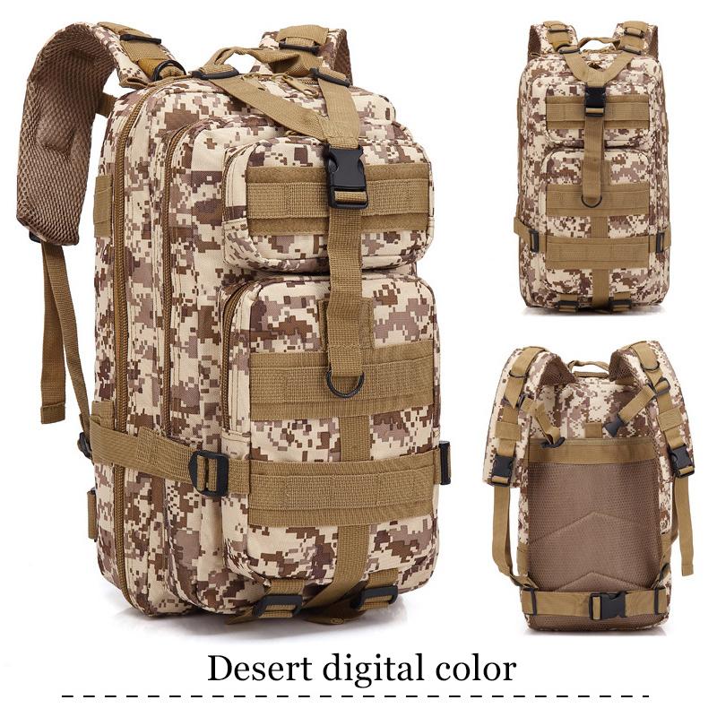 30L Outdoor Tactical Backpack 900D Oxford Waterproof Daypack for Men and Women