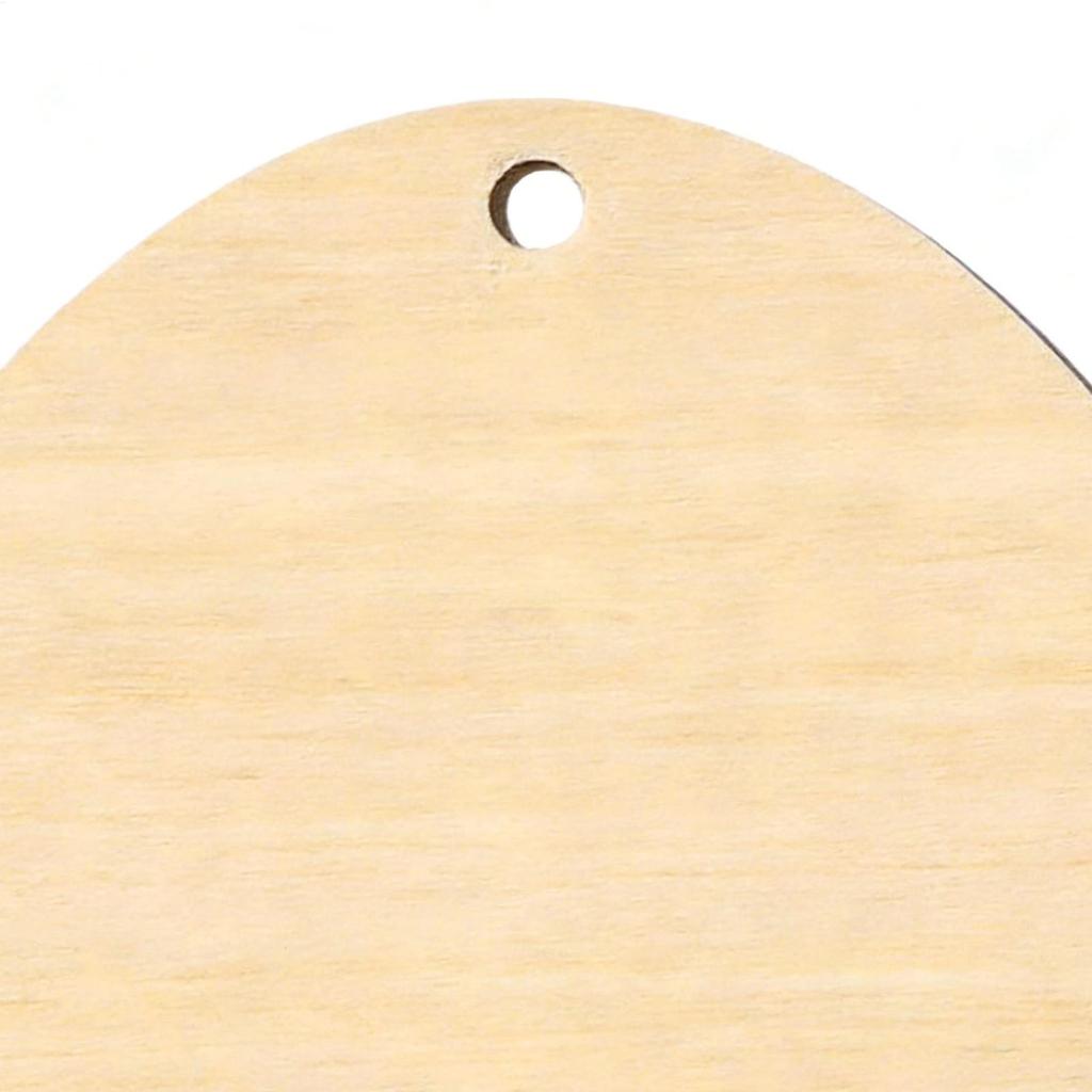 Wood Ornament Blanks Easter Eggs Paintable Holiday Pendants Wood Cutouts for School Party Home Bedroom Apartment Family