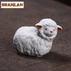 Yixing Zisha Zodiac Sheep Tea Pet Aesthetic Tea Games Tea Figurine Play Toys Tea Statue Ornaments Can Be Raised Supplies Craft