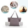 Yoga-/Pilatesmattentasche, multifunktional, große Kapazität, Canvas-Handtasche, tragbare Outdoor-Trainingsgeräte, Yoga-Pad