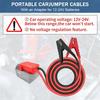 18V Battery Adapter Jump Starter, Anti-Spark Jumper Cable Clamps, Emergency Car Battery Booster for Dead Vehicle