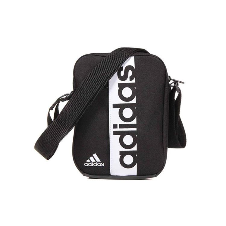 

New Adidas Polyester Small Square Bag Shoulder Bag Crossbody Bag Regular Unisex Black S99975 16.0*5.1*22.1CM