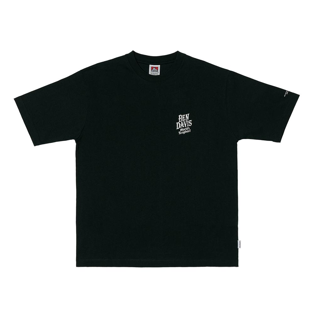 BEN DAVIS White Label Classic Logo T-Shirt Black