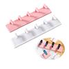 10Pcs Nail Practice Stand Fake Nail Tips Holder DIY Home Salon Nail Art Display Stand Beginner Manicure Painting Practice Base
