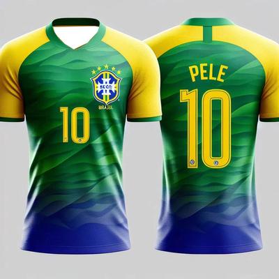 Sports T-Shirt Men Brazil AICG Breathe Quick Football Jersey Boy Clothes Women Sports Top 3D  Men Clothing Tshirt