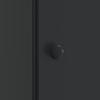 Nightstand Black 43 x 34.5 x 50 cm Particleboard