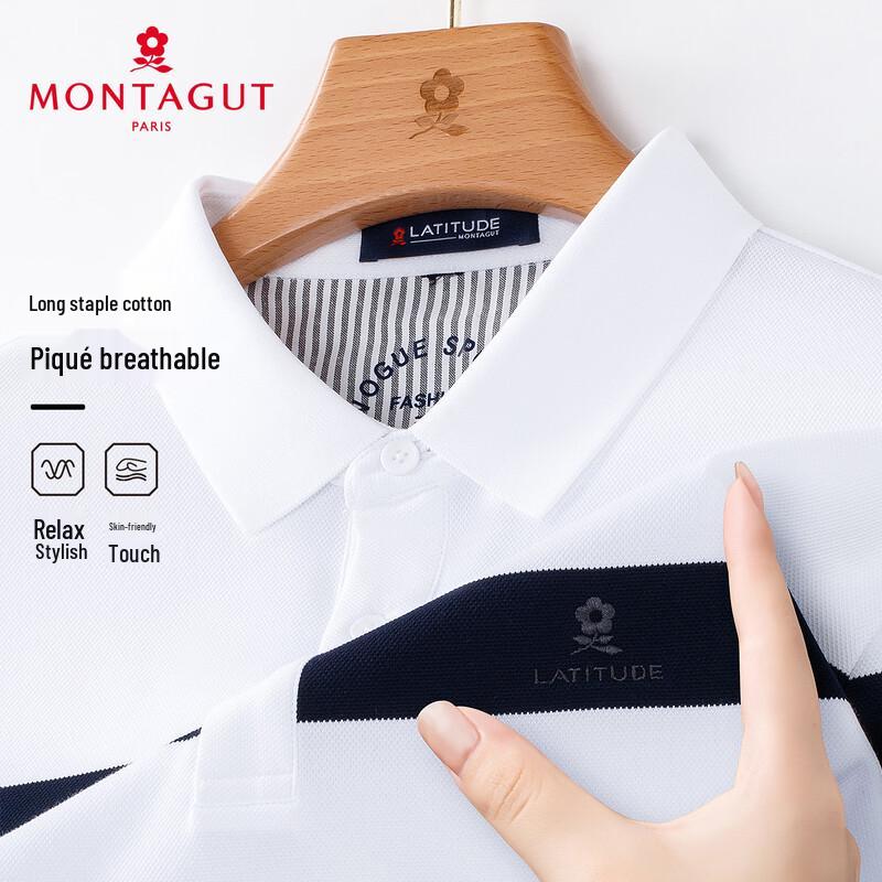

MONTAGUT Men s Long-Staple Cotton Polo Shirt 50