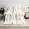 Tuscany Flannel Fur Blanket: Four-Season Sofa and Nap Coral Fleece Cover