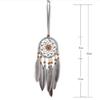 Fashion Feather Home Decoration Dream Catcher Grey Pumpkin Gear Dream Catching Net Pendant Home Wall Decoration Room