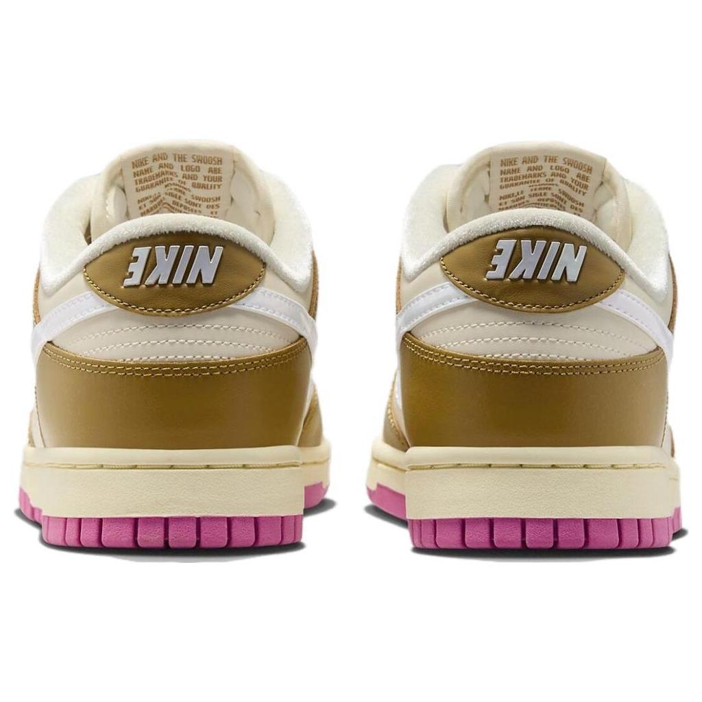 Nike Dunk Low SE Dance Pack - Sneakers da Donna Rosa Bronzino Marrone Rosa Giocoso Alabastro FD8683-700