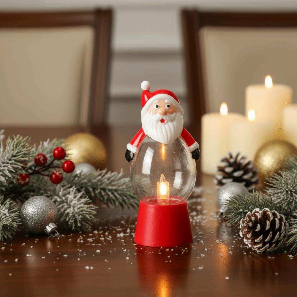 Clear Shell Christmas Night Light Warm Glow Snowman Atmosphere Light  Bedroom Bedside