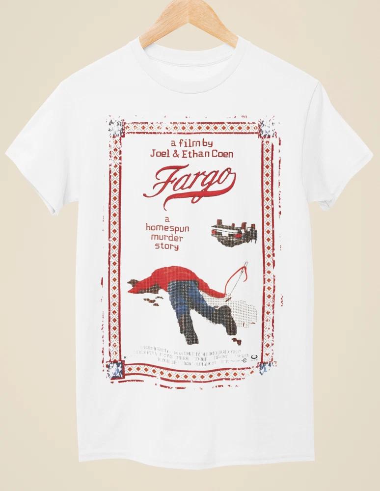 Fargo Movie Poster Inspired Unisex White TShirt S