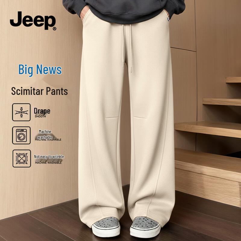 

JEEP Men s American High Street Loose Fit Straight Leg Pants 3XL