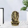 Vintage Ganesha Statue Brass Elephant Hindu God Figurines Elephant God Figure Sculpture  Car