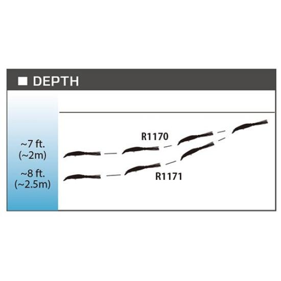 YO-ZURI Lure Trolling Hydro Squat 190mm TMPK Weight: 40g R1171-TMPK-Tomei Pink