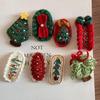 Christmas Series Woolen Hair Clips for Kids - Cute Side, BB & Bangs Clips Hair Accessories
