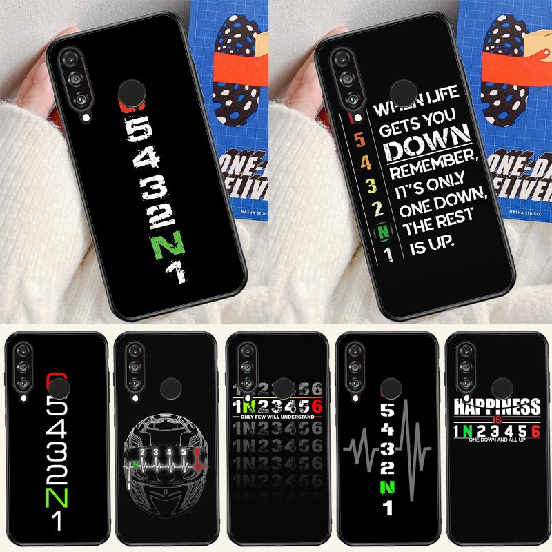 Motorcycle Gear For Huawei Nova 5T 9 10 SE 12i 12s 11i Y91 Y90 Y60 Y70 Y72 Y61 P60 P30 Pro P20 P40 Lite Case