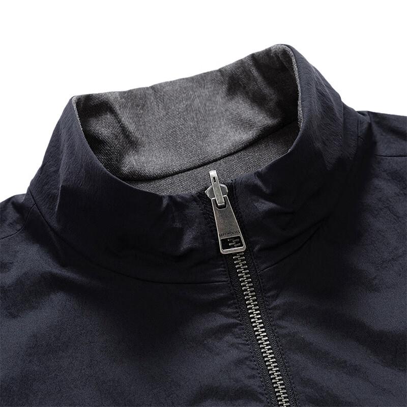 SEPTWOLVES Men's Reversible Stand Collar Jacket