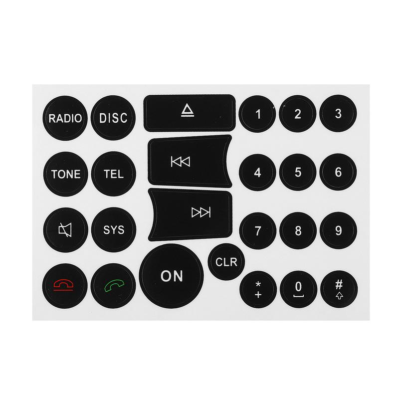 Voor Mercedes Benz GLK350 C-Klasse CLS C218 SLK W172 W204 W212 W218 W207 W220 Zwarte Auto Knop Reparatie Sticker Decals Stickers