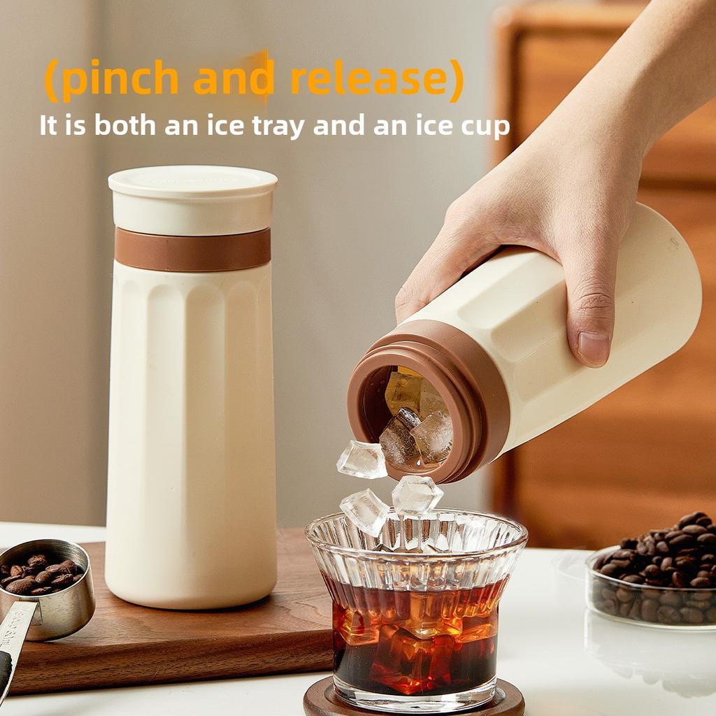 Ice Cube Mold - Home-use Food-grade Silicone Ice Cube Tray - Quick Homemade Frozen Ice Cubes - Ice Cube Cup - Ice Bucket