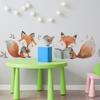 Fuchs Lesen Schlafzimmer Wohnzimmer Studie Hintergrund Landschaftsbau Wand Aufkleber Selbst-adhesive