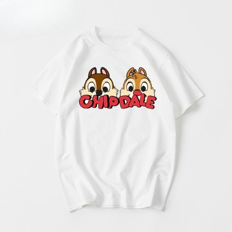 Chip Dale Cartoon Characters Graphic Tee T-shirt XXXL