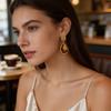 Trendy Amber Earrings Portable And Comfortable For Long Time Wearing