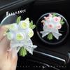 Diffusing Stone Eternal Rose Bouquet Car Air Vent Perfume Aromatherapy Decoration Fresh Flower Car Fragrance
