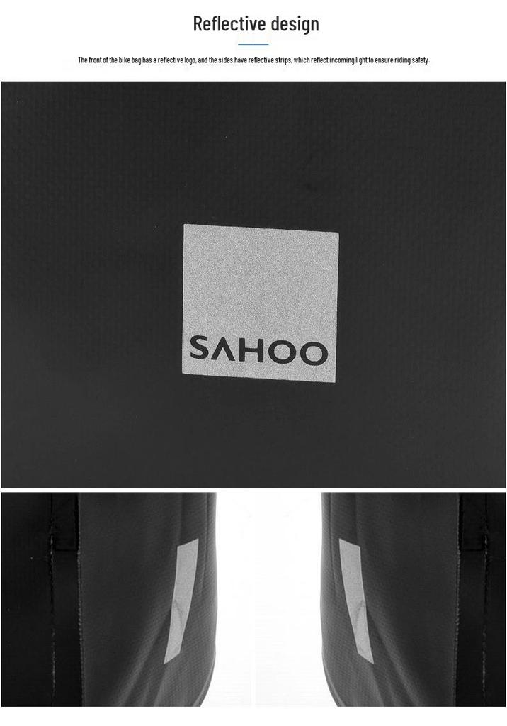 SAHOO 142096 Waterproof 10L Single Side Pannier Bag for Mountain Bike Cycling