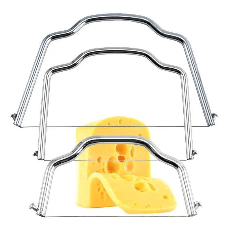 Stainless Steel Cheese and Foie Gras Slicer for Home Use. Stainless Steel Cheese Slicer (Small)