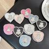 Korean-Style Heart-Shaped Magnetic Phone Holder Stand for Women