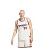 Originals Unitefit Stampa Lettera Comodo Alla Moda Versatile Canotta da Basket Senza Maniche Top Unisex Bianco JM9953