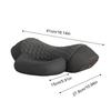 Heated Neck Pillow Muscle Relax Pillow Memory Foam Ergonomic Electric Relief Support Cervical Portable Massager For Neck Back