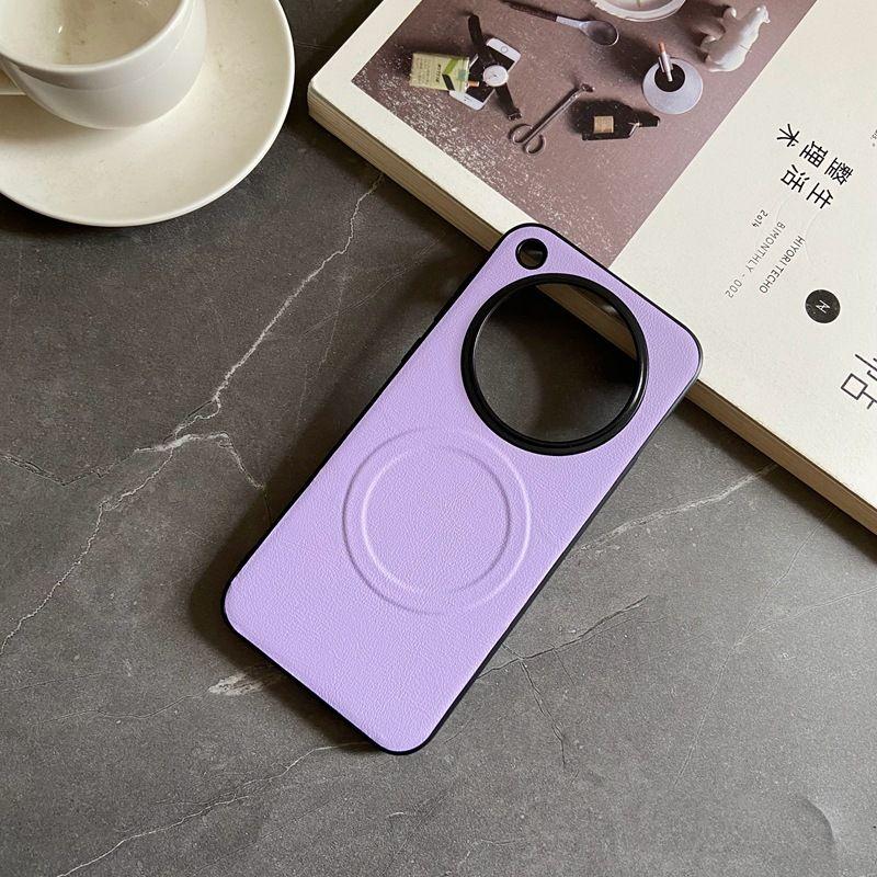 For VIVO X200 Pro Case Soft PU Skin Magnetic Wireless Charging Protective Back Cover Case For VIVO X200Pro Mini Phone Shell