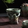 Retro Ceramic Tea Strainer Handmade Cha Hai Filter Coffee Punch Filter Chinese Pottery Tea Set Accessories Drinkware