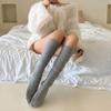 White Vertical Stripe Skinny Boot Insoles Japanese Fashion Knee High Shoe Pads Ladies Daily Wear
