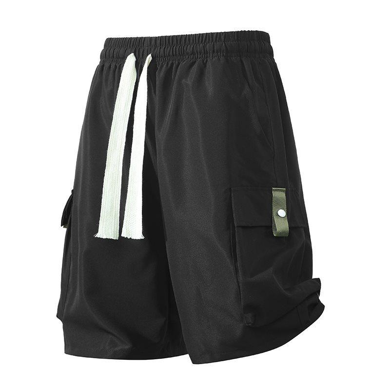 Men's Summer American Style Quick-Dry Outdoor Workwear Shorts with Large Pockets