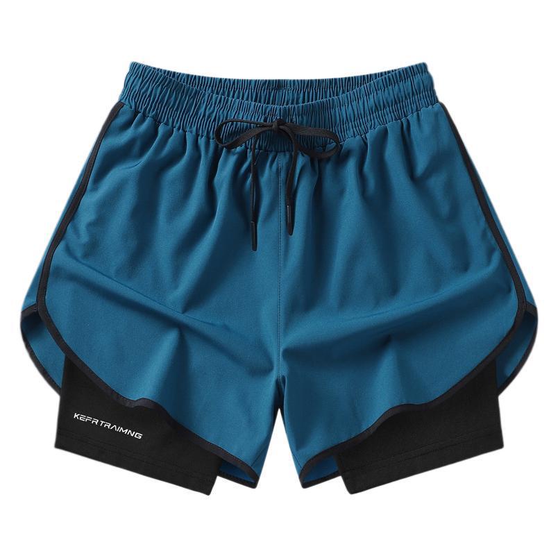 Men's Ice Silk Quick-Dry Running Shorts: Summer Marathon & Track Fitness Special