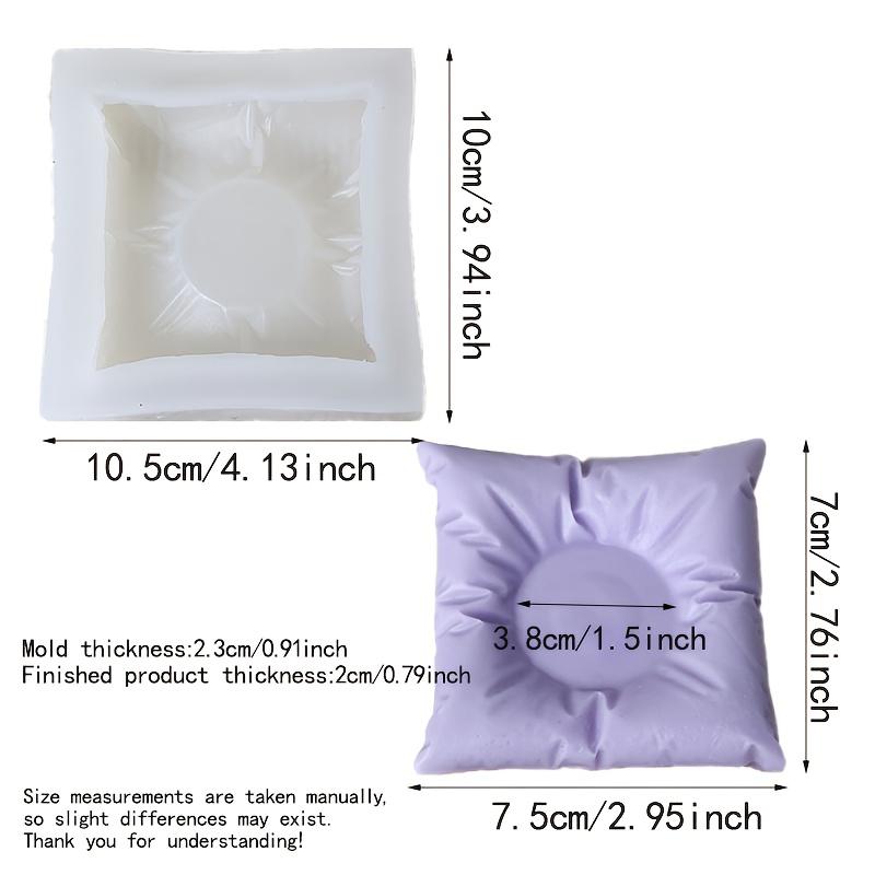 

1шт ювелирные лотки формы самолитые цементные подушки формы для свечей и чайных ламп кронштейны 10X10X2CM 1PC