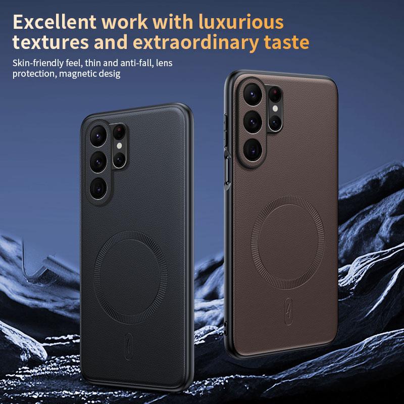 For Samsung Galaxy S26, S26 Plus, S26 Ultra Magnetic Phone Case, Fingerprint-resistant and Non-greasy