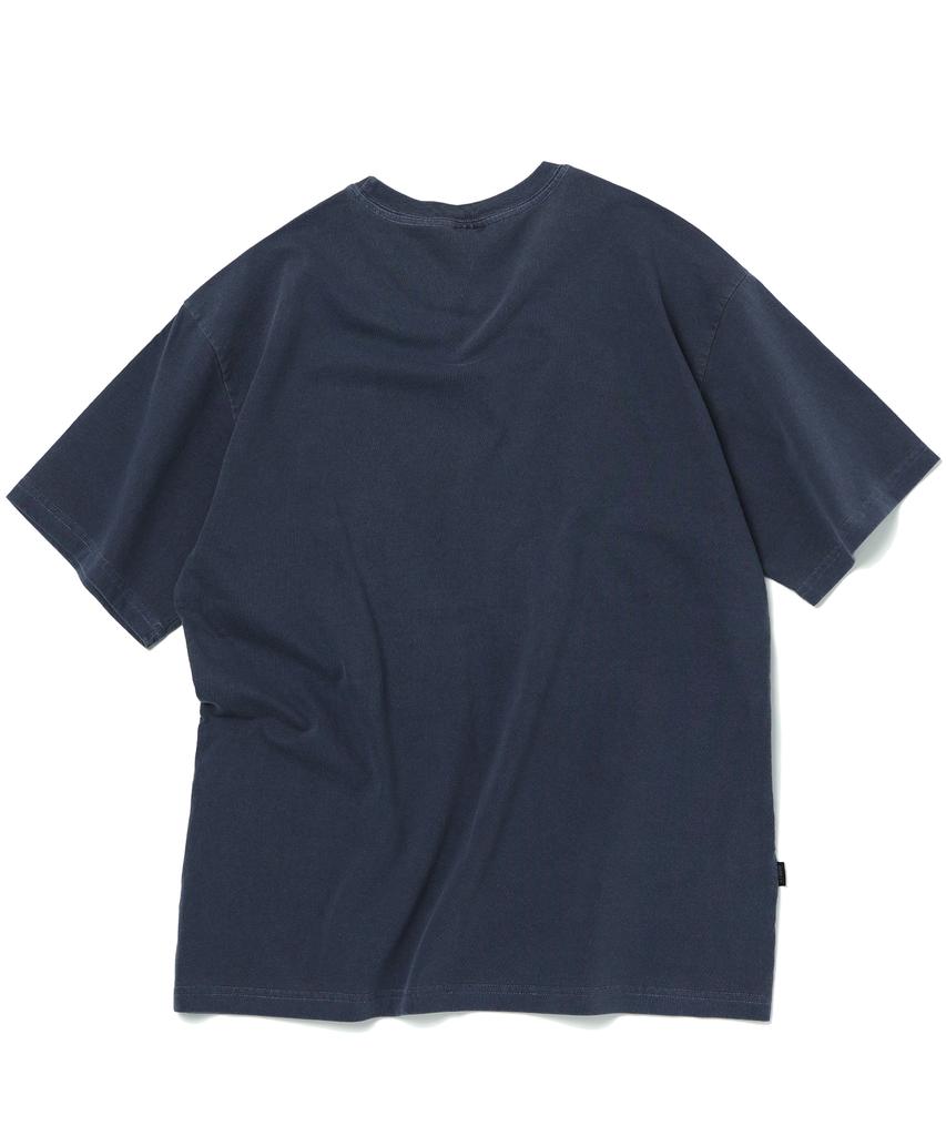 CPGN STUDIO Cereal Teddy Pigment Short Sleeve Tee Dark Blue